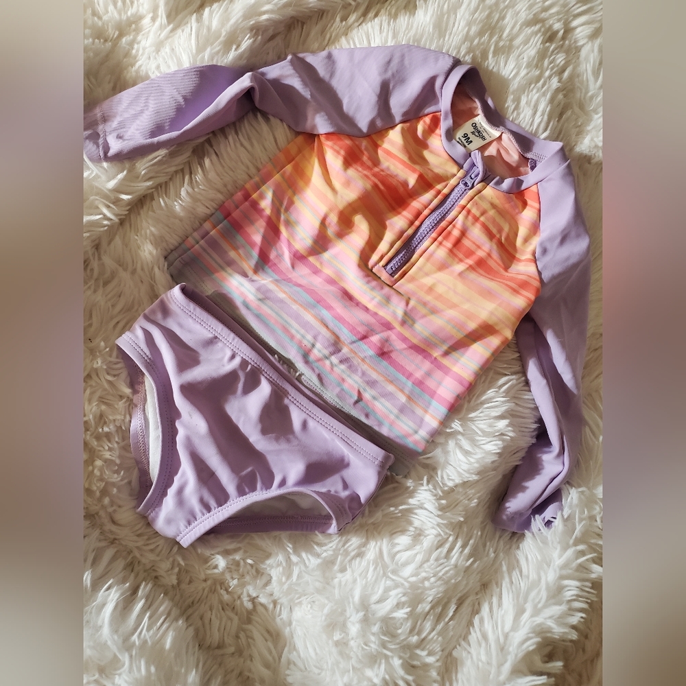 Osh Kosh 9m 2 piece swimsuit suit
